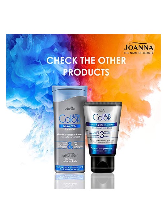 Joanna Shampoo Ultra Color System per capelli biondi, schiariti e grigi