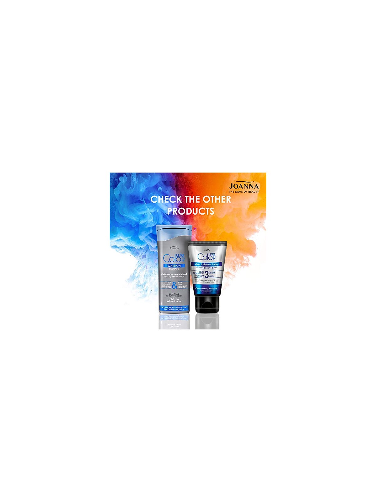 Joanna Shampoo Ultra Color System per capelli biondi, schiariti e grigi