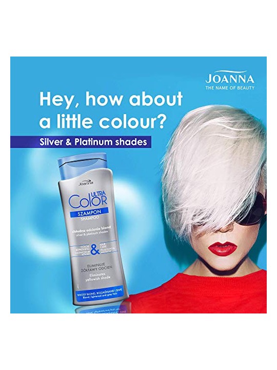 Joanna Shampoo Ultra Color System per capelli biondi, schiariti e grigi