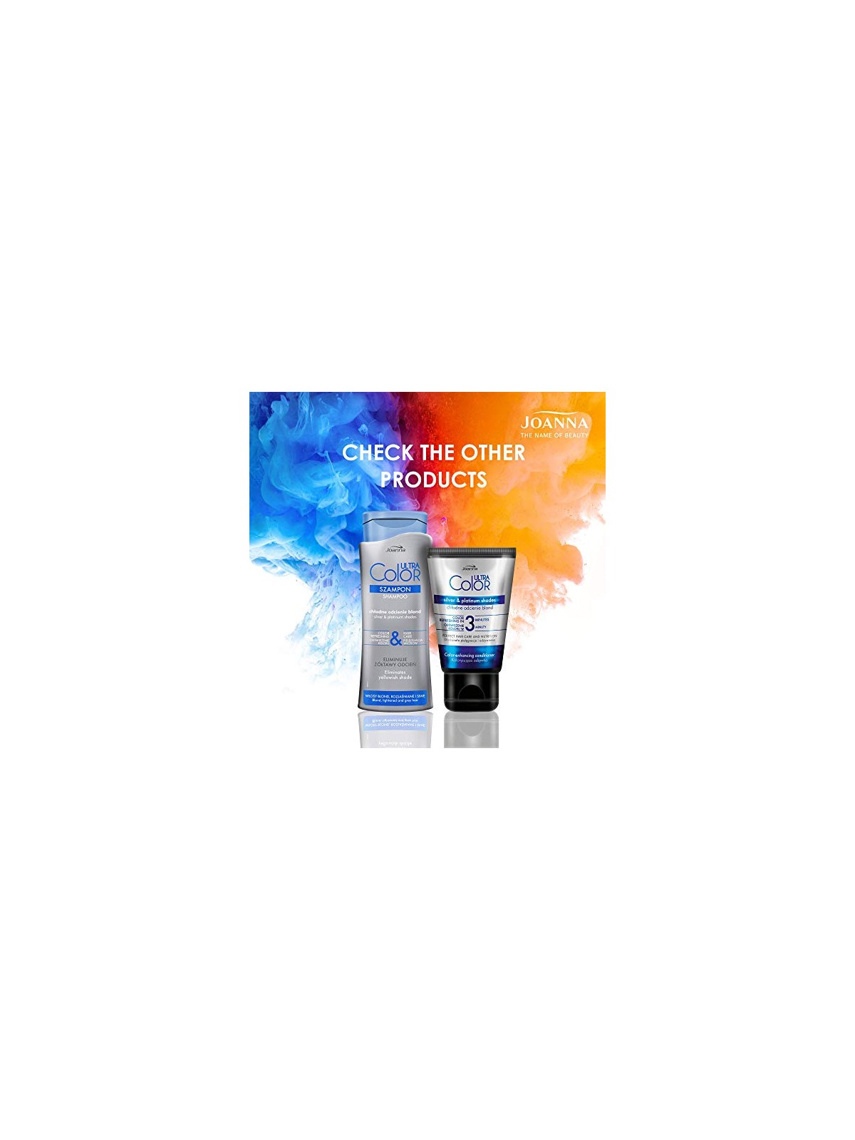 Joanna Shampoo Ultra Color System per capelli biondi, schiariti e grigi