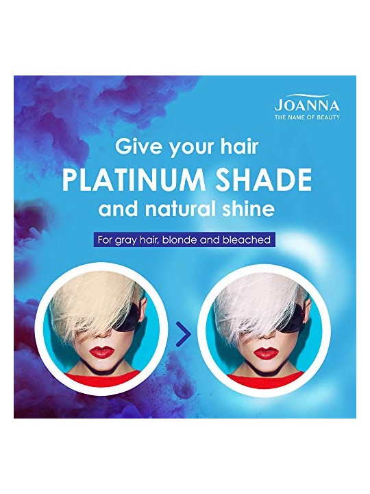 Joanna Ultra Color System Hair Rinse Spray Blue Per capelli biondi grigi e schiariti spray rinse for bright blonde and