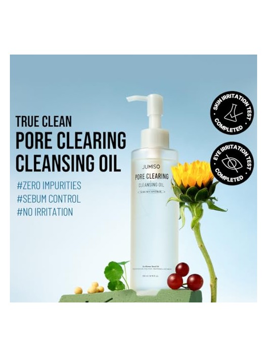 Jumiso Olio detergente per la pulizia dei pori, struccante, 200ml
