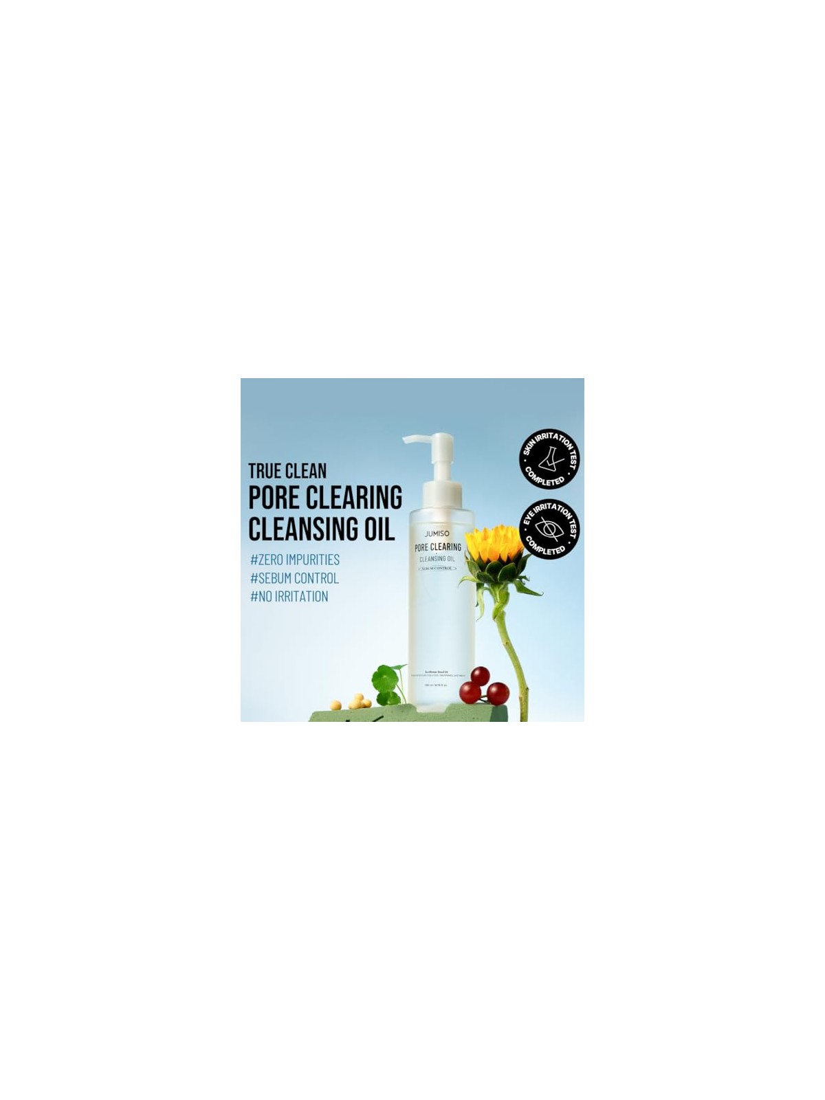 Jumiso Olio detergente per la pulizia dei pori, struccante, 200ml