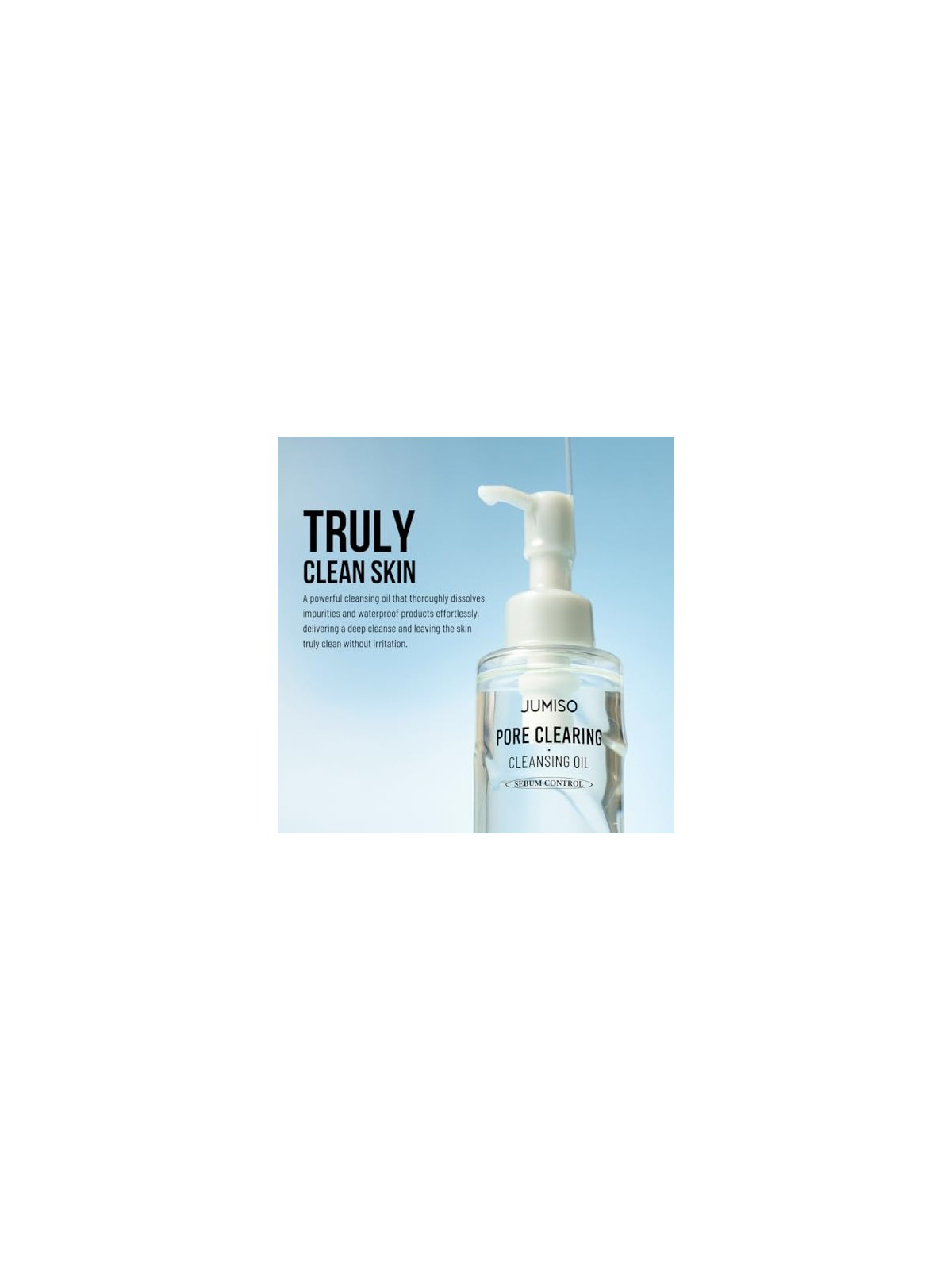 Jumiso Olio detergente per la pulizia dei pori, struccante, 200ml