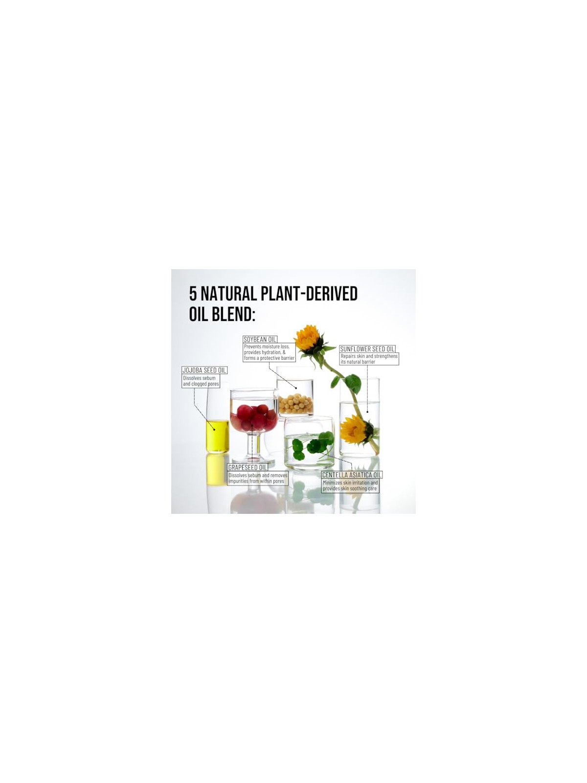Jumiso Olio detergente per la pulizia dei pori, struccante, 200ml