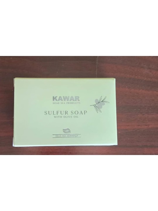 Kawar Sapone allo zolfo con minerali del Mar Morto 120 g unisex