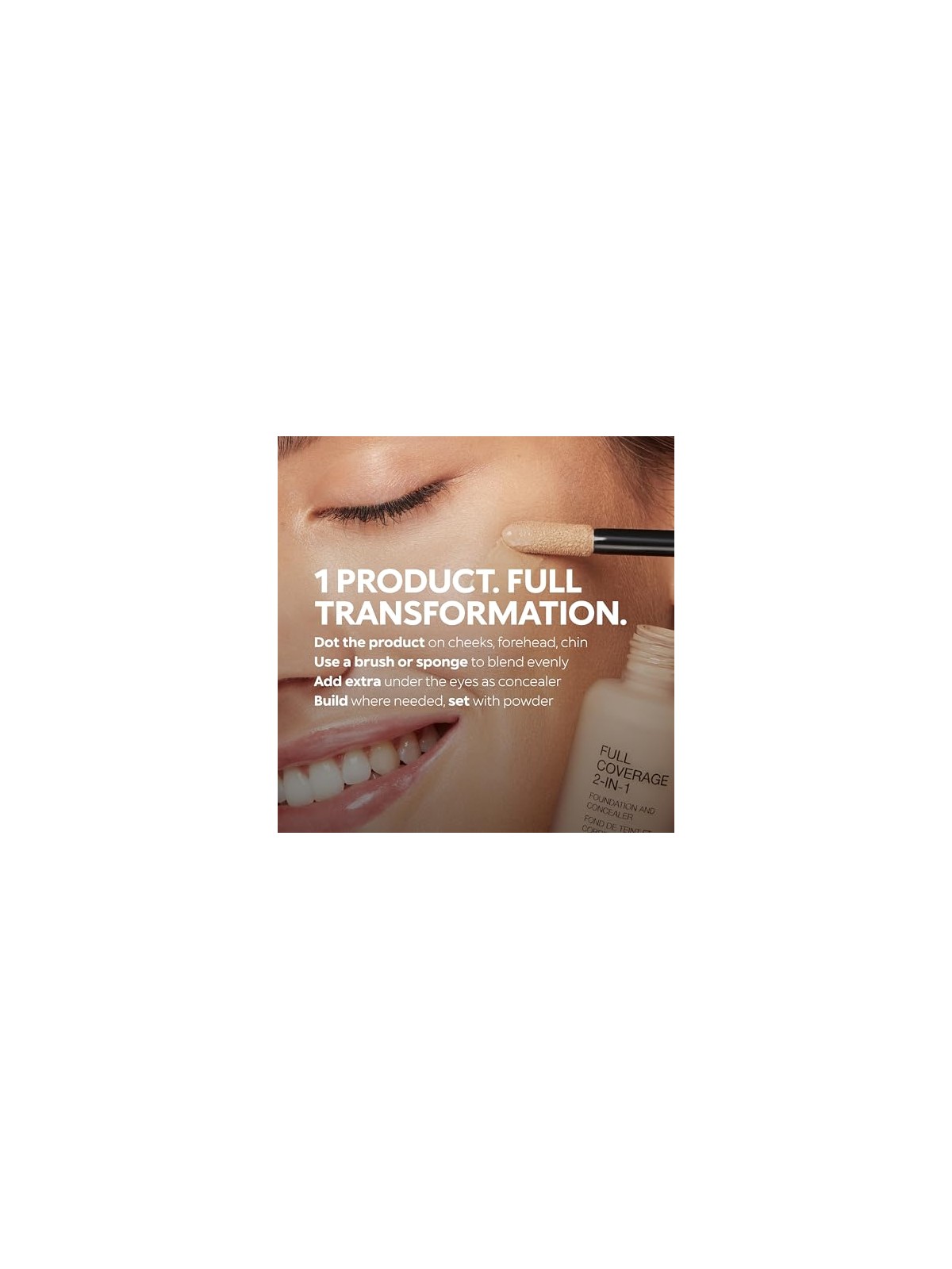 Kiko Milano Full Coverage 2 In 1 Foundation & Concealer WB55 25ml
