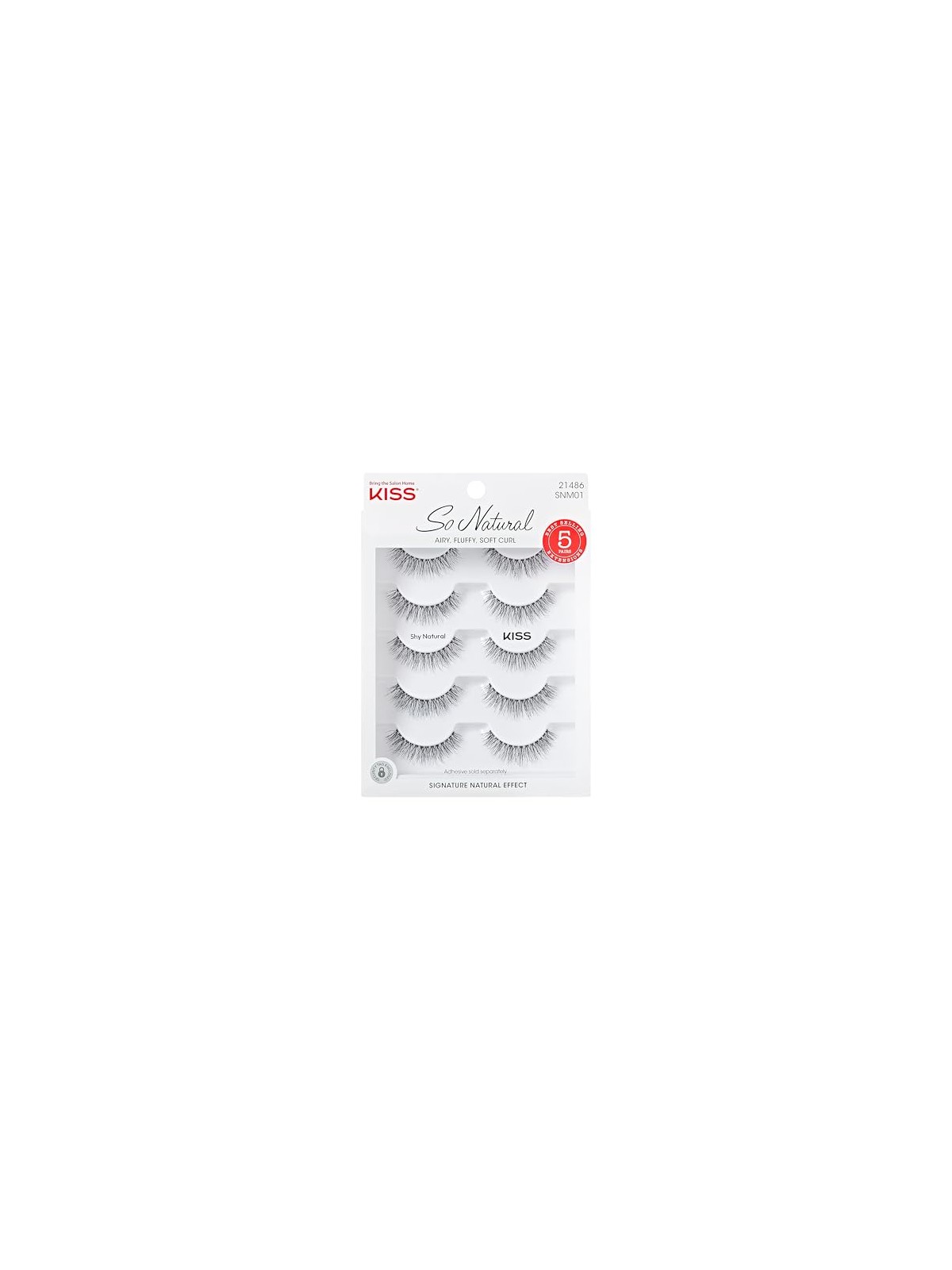KISS Ciglia finte So Natural 01 donna