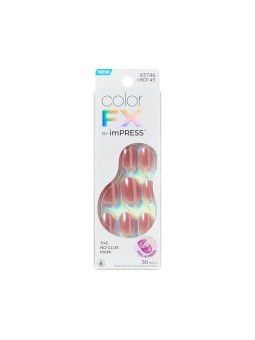 KISS ImPRESS Color FX Unghie adesive - Boundless 30 pezzi donna