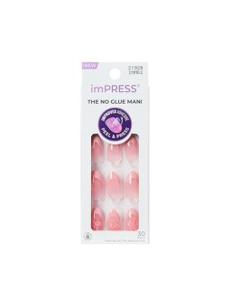 KISS Unghie autoadesive imPRESS Nails - Glow Muse 30 pezzi donna