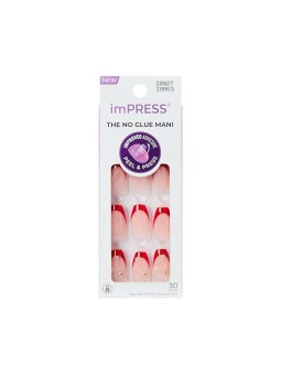 KISS Unghie autoadesive imPRESS Nails - Happy World 30 pezzi donna