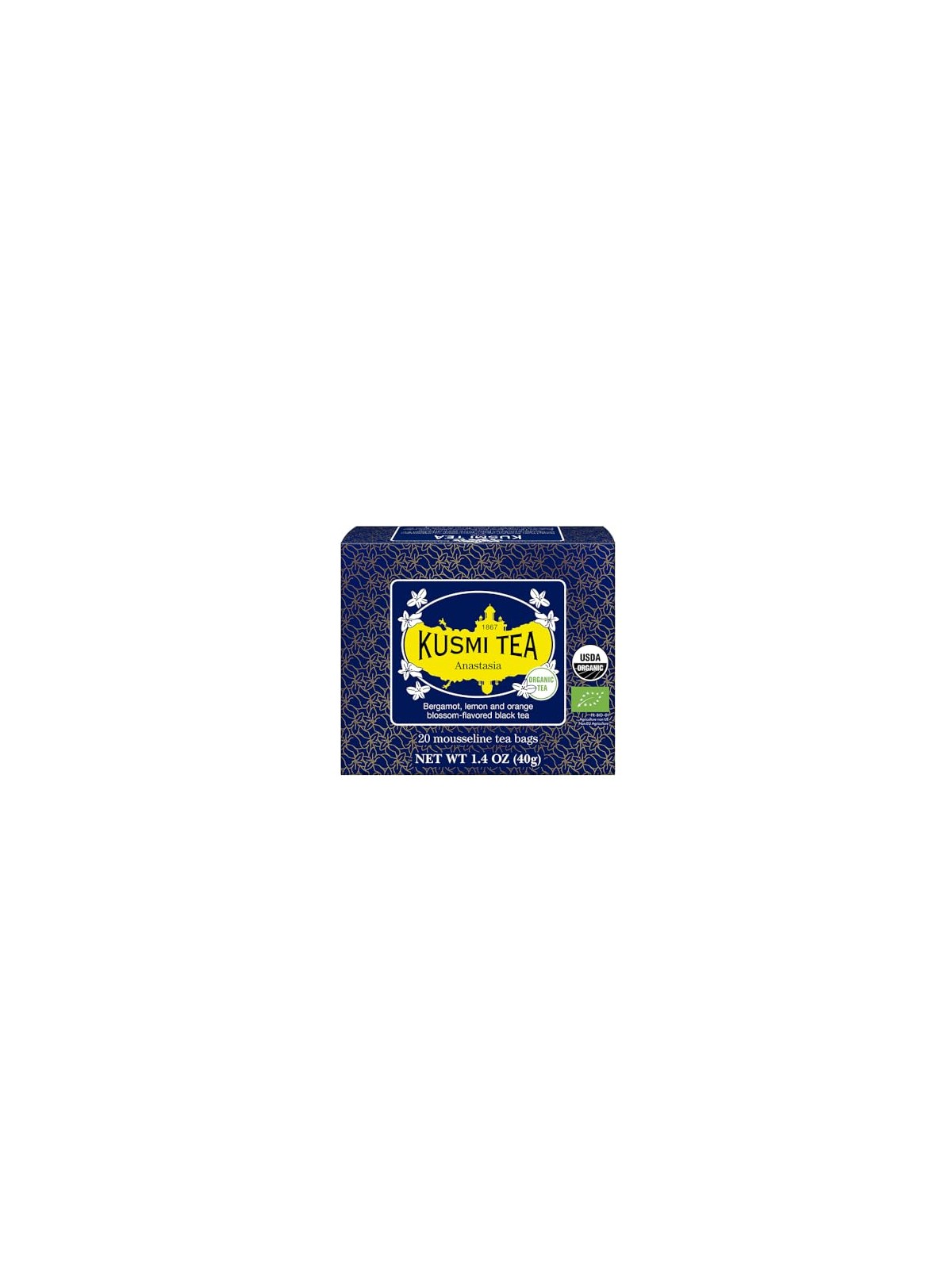Kusmi Tea Anastasia 20 sacchetti di mussola BIO 40 g unisex