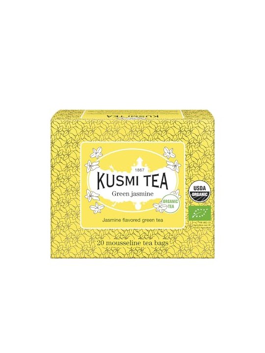 Kusmi Tea Gelsomino Verde 20 sacchetti di mussola BIO 40 g unisex