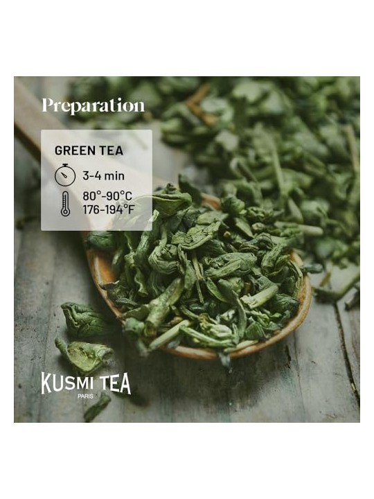 Kusmi Tea Gelsomino Verde 20 sacchetti di mussola BIO 40 g unisex