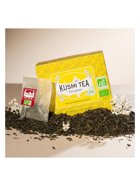 Kusmi Tea Gelsomino Verde 20 sacchetti di mussola BIO 40 g unisex