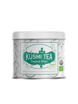 Kusmi Tea Lattina di latta Tropical White da 90 g unisex