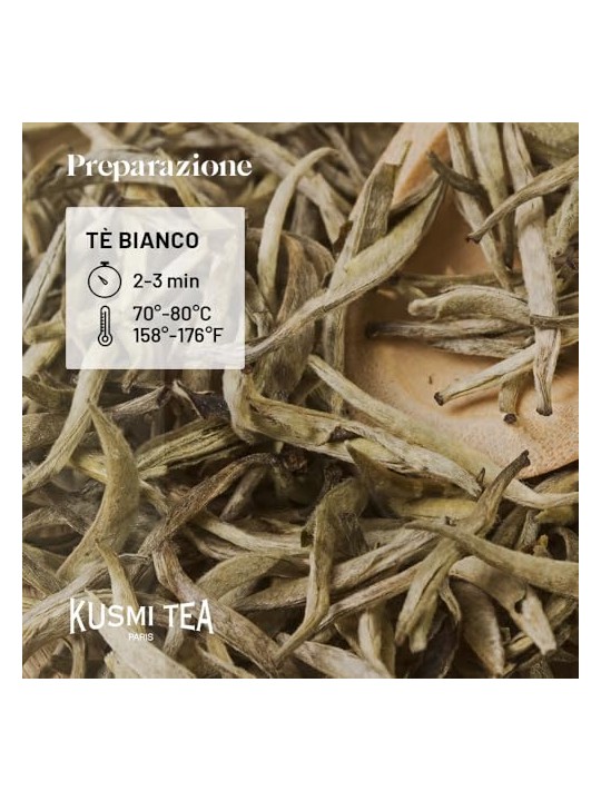 Kusmi Tea Lattina di latta Tropical White da 90 g unisex