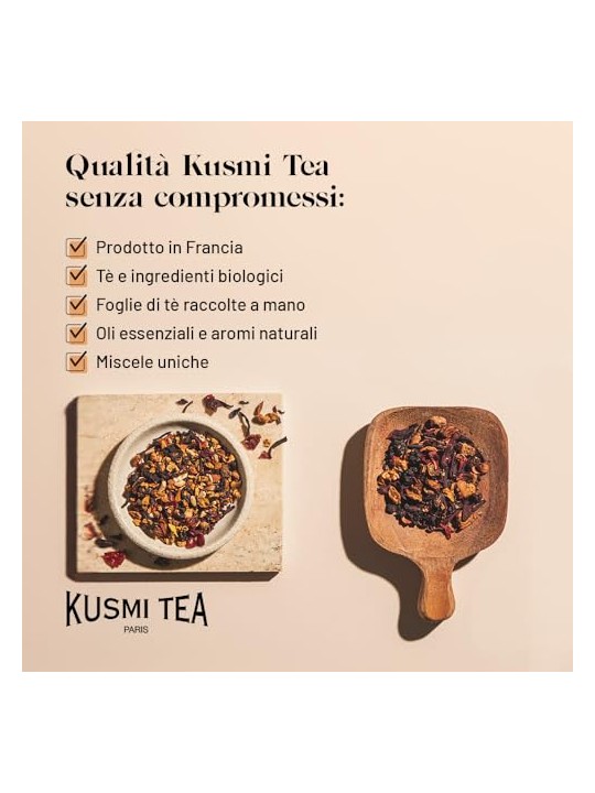 Kusmi Tea Lattina di latta Tropical White da 90 g unisex