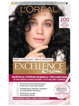 L'oreal paris Colorante per capelli Excellence Creme 200 Castano Scuro 176ml