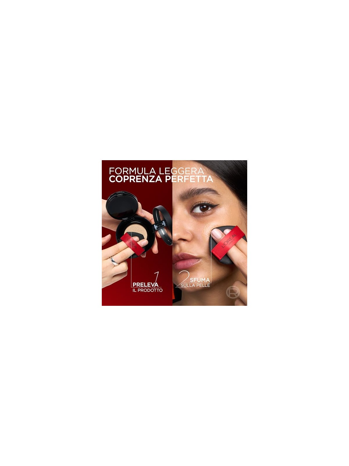 L'oreal paris Fondotinta Infallibile Cushion, fondotinta con fondotinta N100 11g