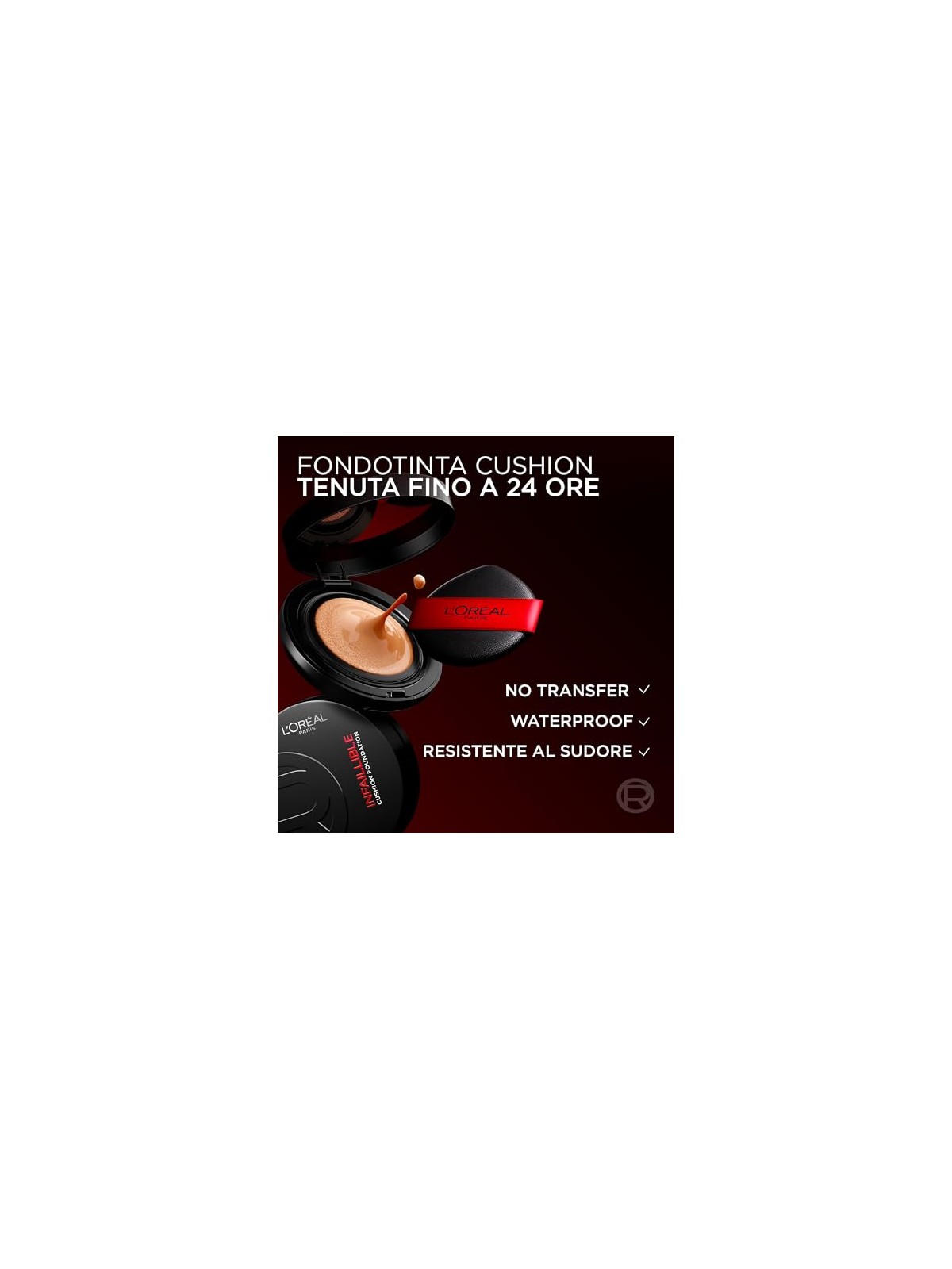 L'oreal paris Fondotinta Infallibile Cushion, fondotinta con fondotinta N100 11g