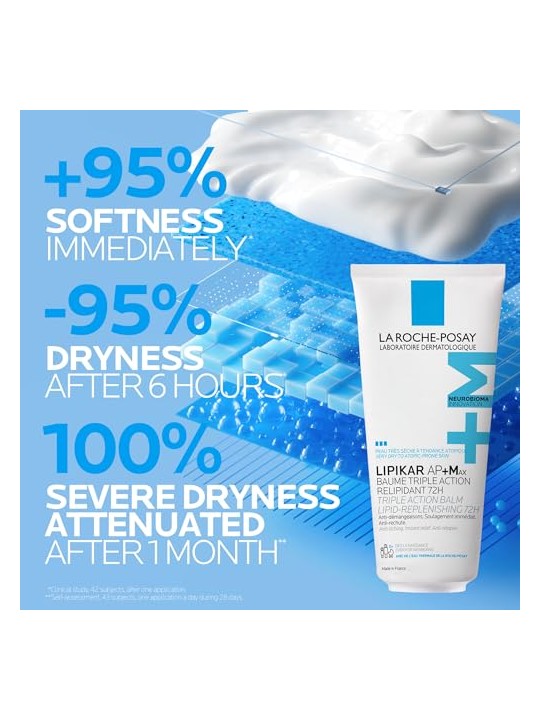 La Roche Posay LIPIKAR AP+ MAX balsamo tripla riparazione 72 ore 75ml unisex