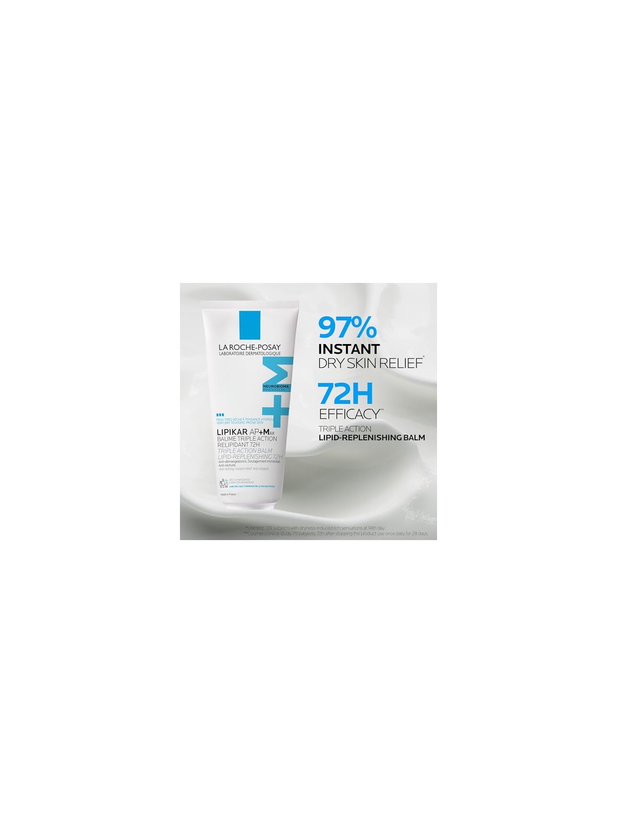 La Roche Posay LIPIKAR AP+ MAX balsamo tripla riparazione 72 ore 75ml unisex