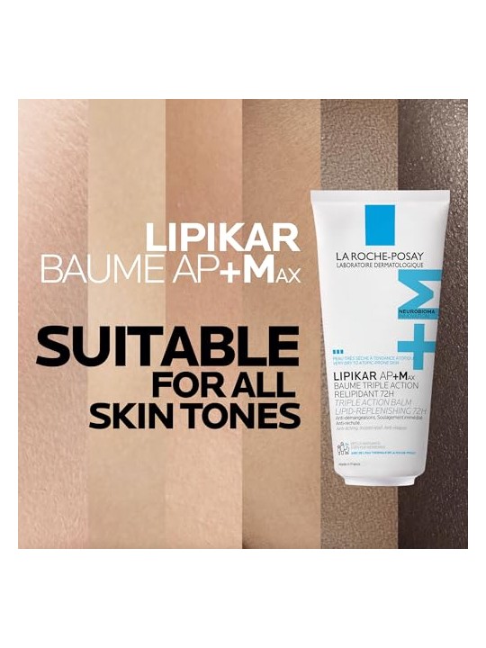 La Roche Posay LIPIKAR AP+ MAX balsamo tripla riparazione 72 ore 75ml unisex