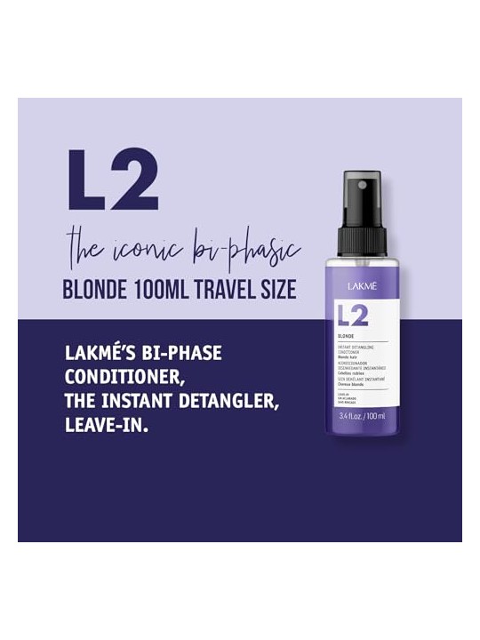 Lakme L2 Blonde balsamo bifasico per capelli biondo e grigio 100ml