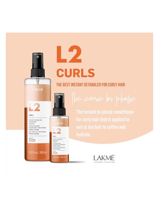 Lakme L2 Riccioli balsamo bifasico per capelli ricci senza risciacquo 100ml