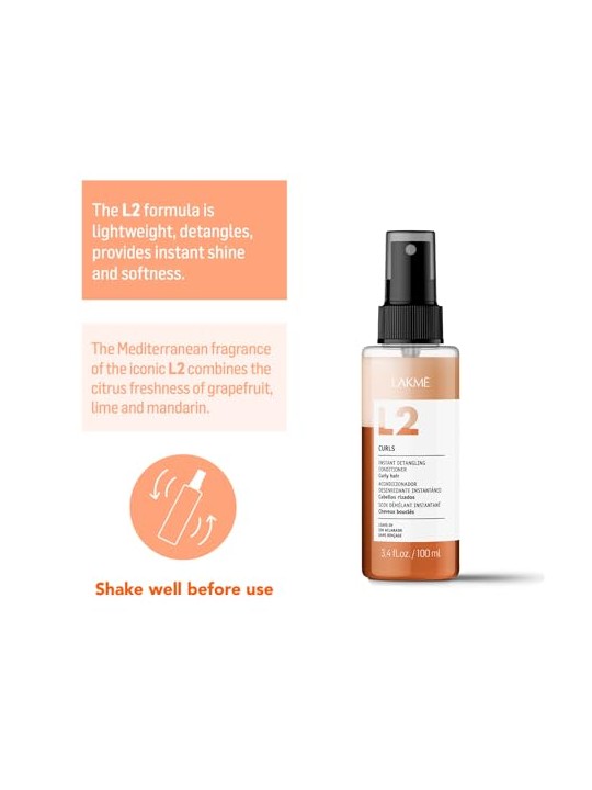 Lakme L2 Riccioli balsamo bifasico per capelli ricci senza risciacquo 100ml