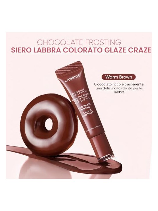 Laneige SIERO LABBRA siero labbra con colore n.Chocolat Frosting 12gr unisex