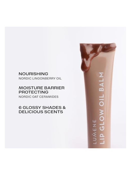 Lumene Balsamo labbra Lip Glow Oil Balm con oli 4 Miele 10ml