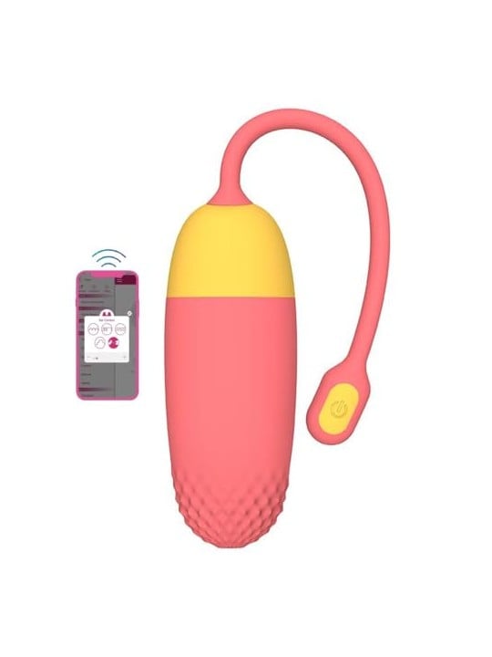 Magic motion Vini App Controlled Love Egg vibratore per uova controllate dall'app Orange