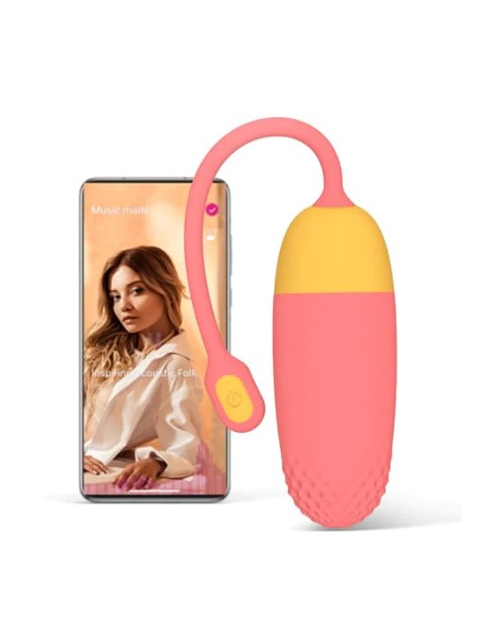 Magic motion Vini App Controlled Love Egg vibratore per uova controllate dall'app Orange