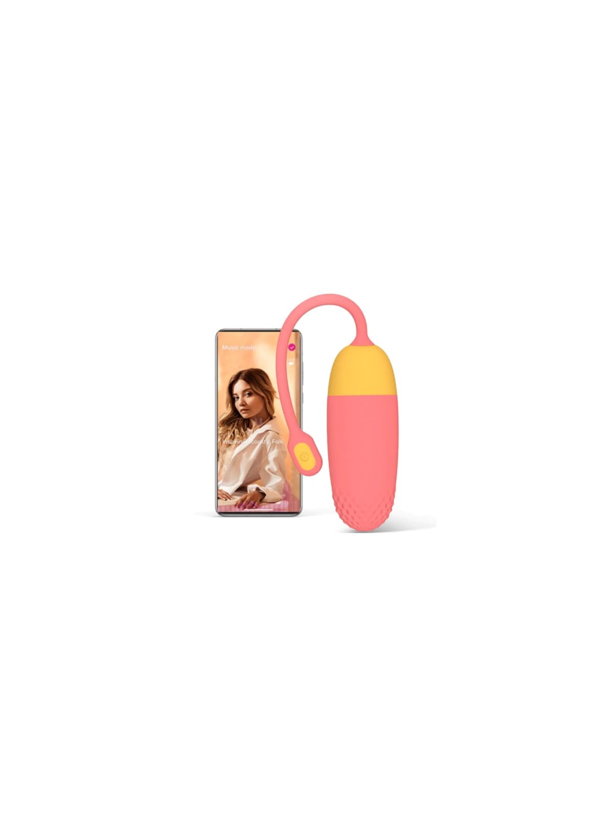 Magic motion Vini App Controlled Love Egg vibratore per uova controllate dall'app Orange
