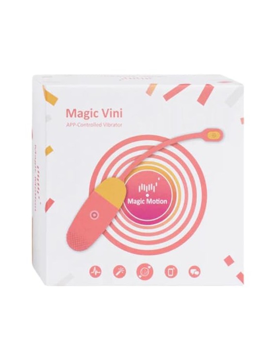 Magic motion Vini App Controlled Love Egg vibratore per uova controllate dall'app Orange