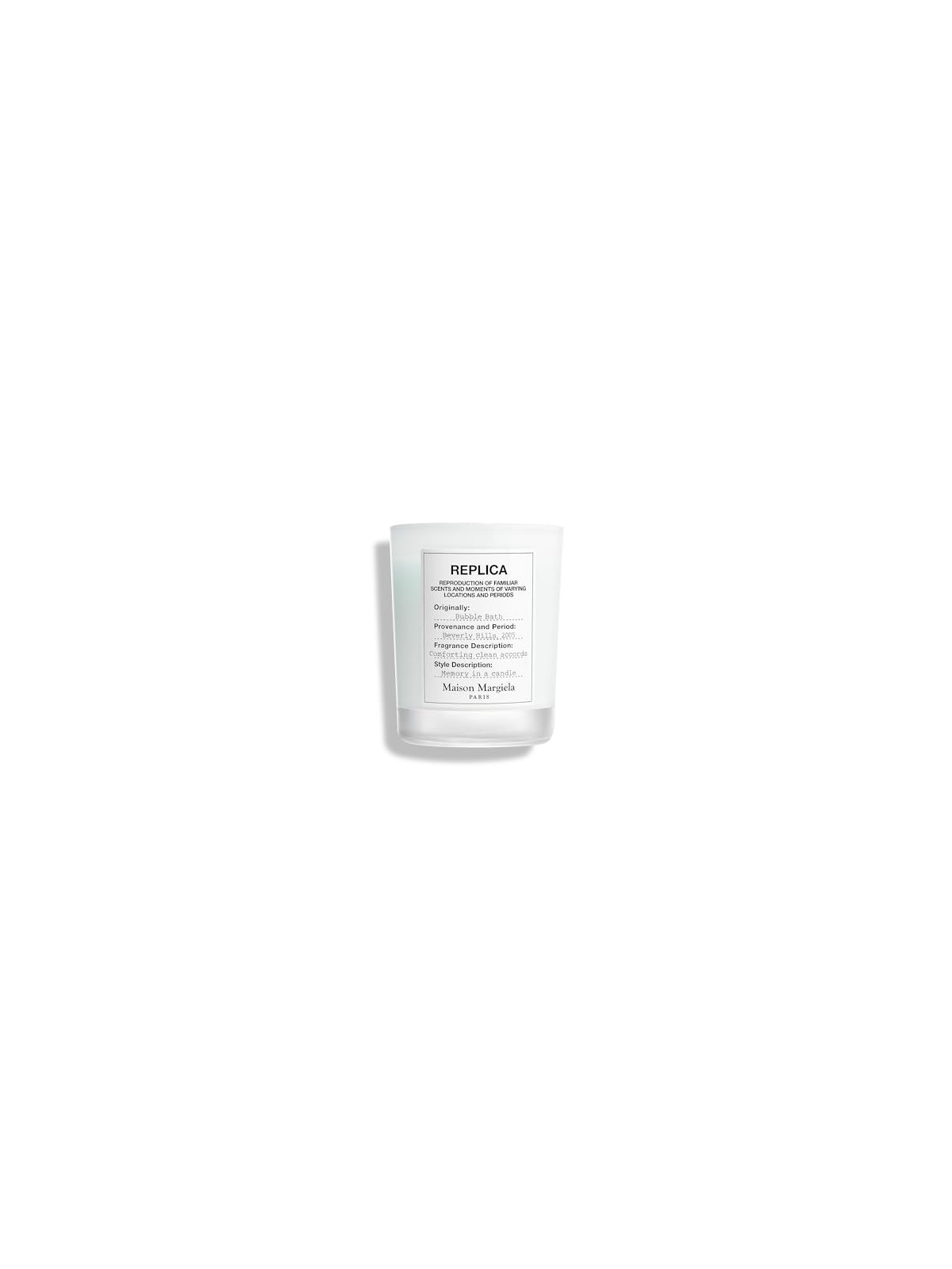 Maison margiela Candela profumata replica Bubble Batch resa 165 g