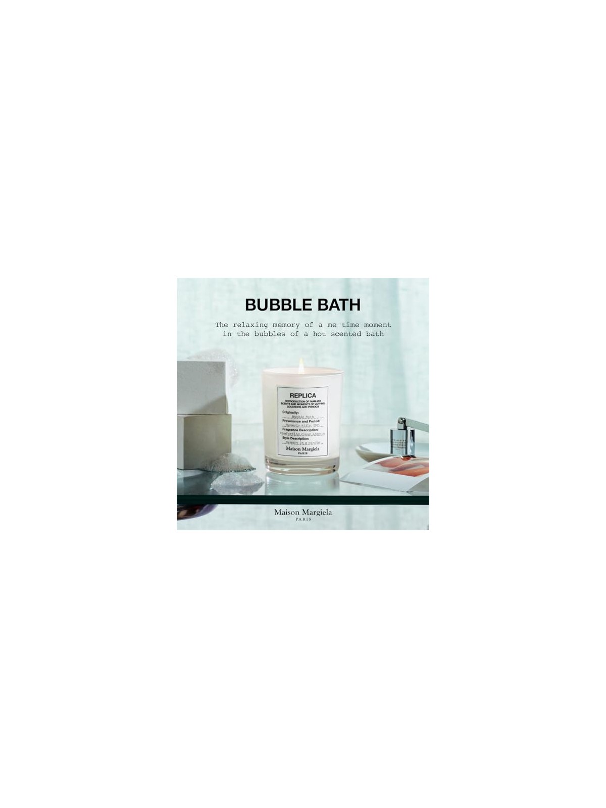 Maison margiela Candela profumata replica Bubble Batch resa 165 g