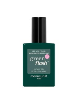 Manucurist Base per unghie in gel LED con resina naturale di canna da zucchero Green Flash 15ml