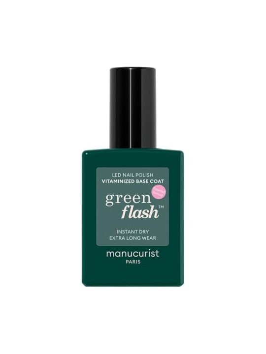 Manucurist Base per unghie in gel LED con resina naturale di canna da zucchero Green Flash 15ml
