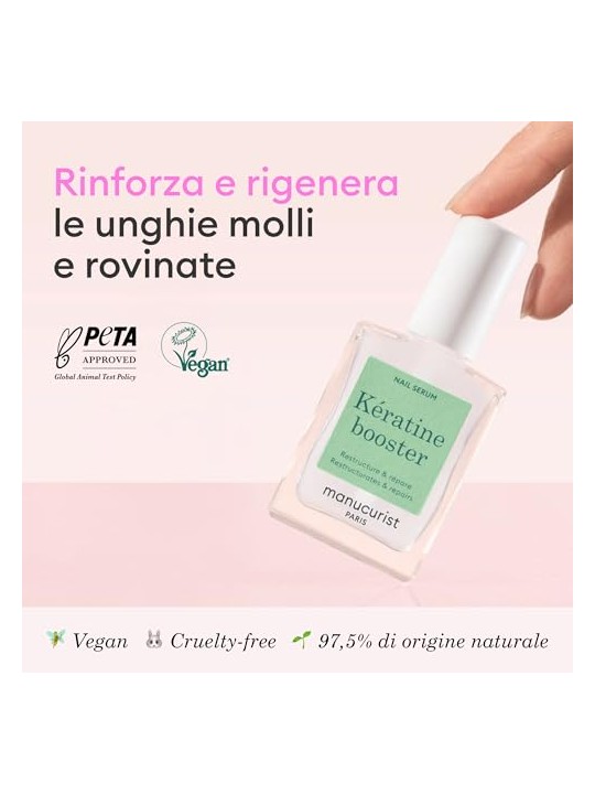 Manucurist Siero rinforzante per unghie Keratine Booster Nail Serum 15ml donna