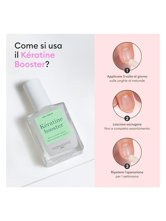 Manucurist Siero rinforzante per unghie Keratine Booster Nail Serum 15ml donna
