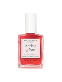 Manucurist Smalto per unghie Active Glow Nail Care Effects 15ml - Tonalità: Lampone donna