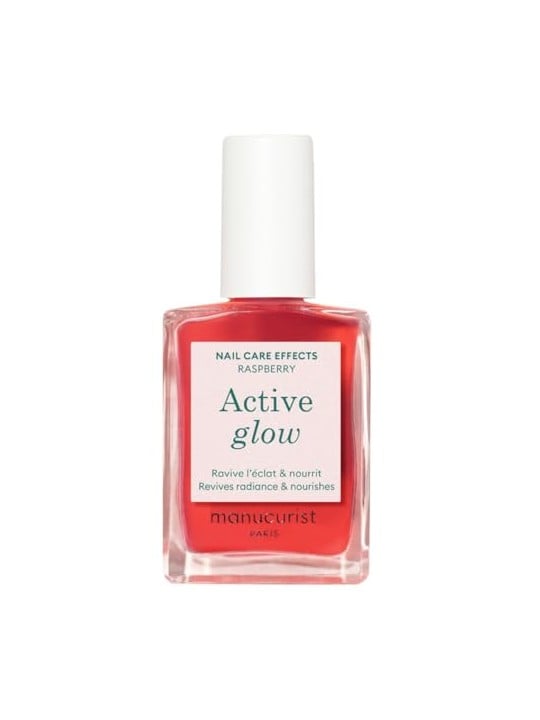 Manucurist Smalto per unghie Active Glow Nail Care Effects 15ml - Tonalità: Lampone donna