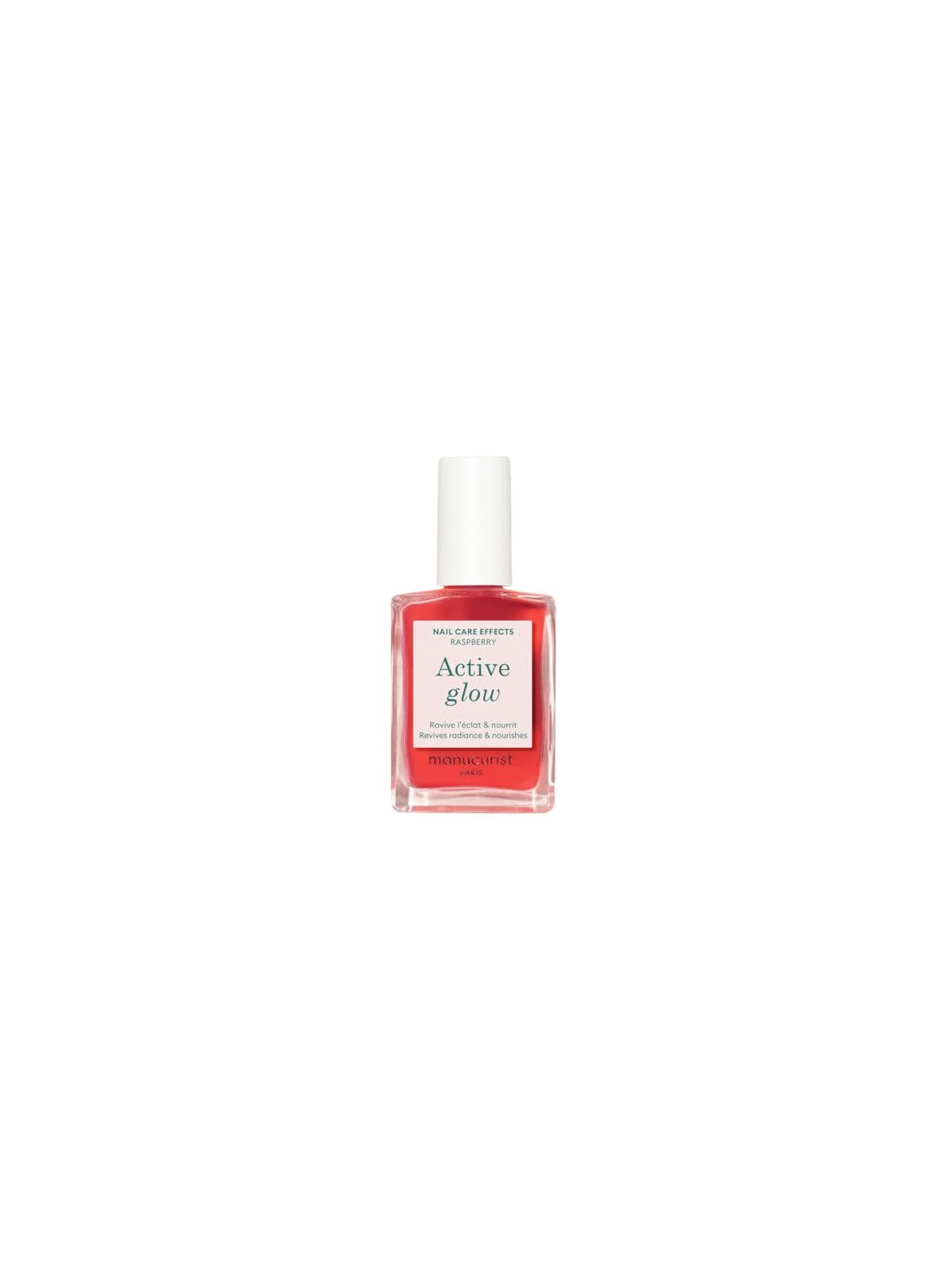 Manucurist Smalto per unghie Active Glow Nail Care Effects 15ml - Tonalità: Lampone donna