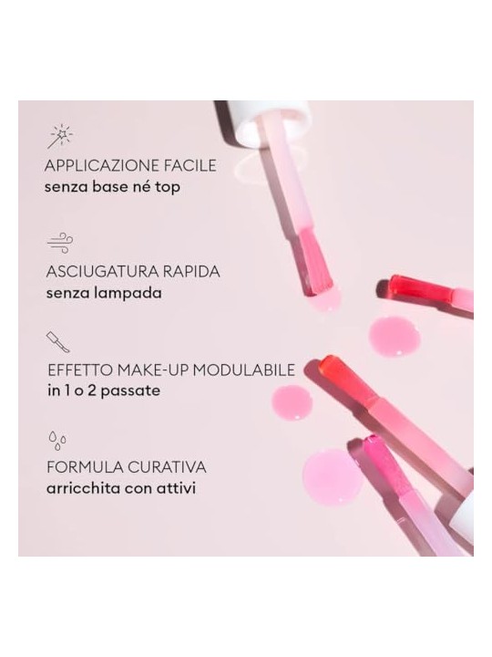 Manucurist Smalto per unghie Active Glow Nail Care Effects 15ml - Tonalità: Lampone donna