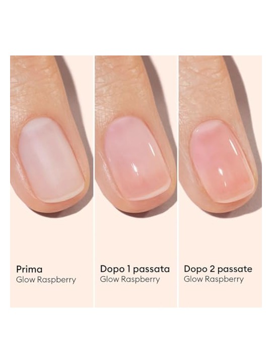 Manucurist Smalto per unghie Active Glow Nail Care Effects 15ml - Tonalità: Lampone donna