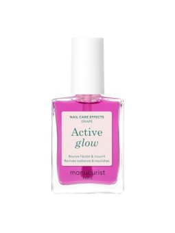 Manucurist Smalto per unghie Active Glow Nail Care Effects 15ml - Tonalità: Uva donna