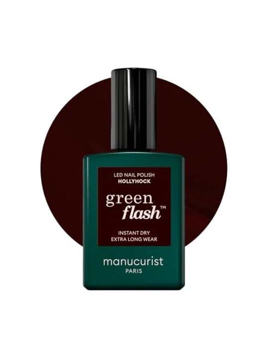 Manucurist Smalto per unghie in gel LED verde flash Hollyhock 15ml